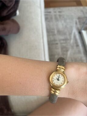 Classic Two-Tone Bracelet Watch - Gold & Silver